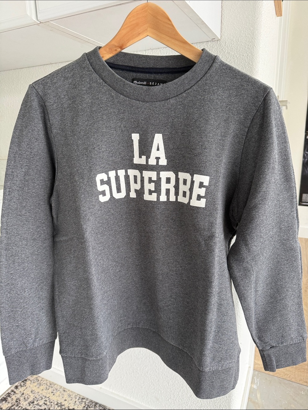 Sézane x Madewell LA SUPERBE vintage capsule Crewneck Sweatshirt